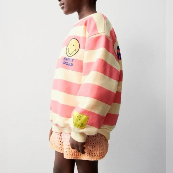 Zara Smiley World Happy Collection Sweatshirt - Picture 4 of 10